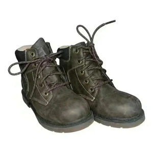 Skechers Boys Brown Rivitz Bardley Boots, Size 3